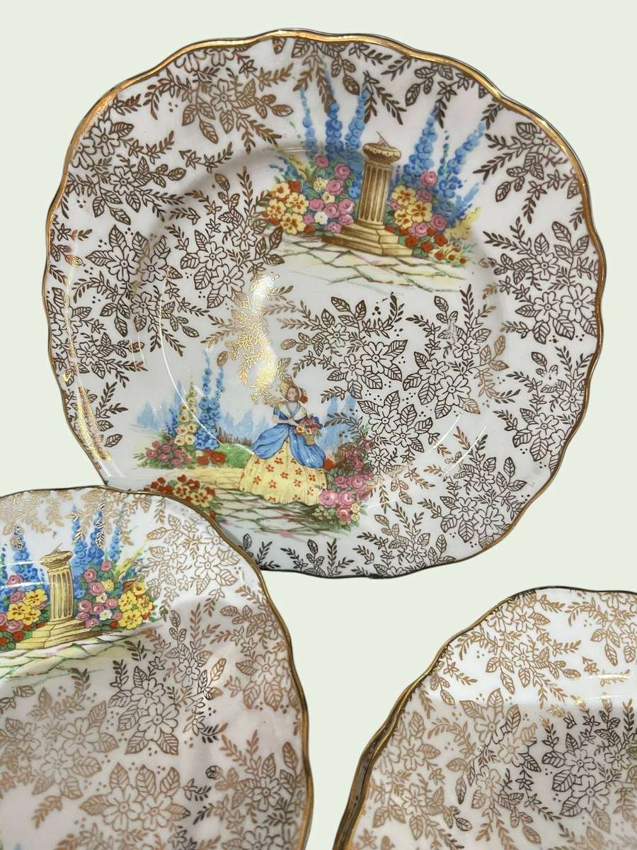 Cake/side plates x6
