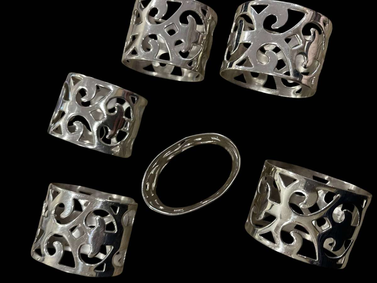 Napkin rings x6(NR5)