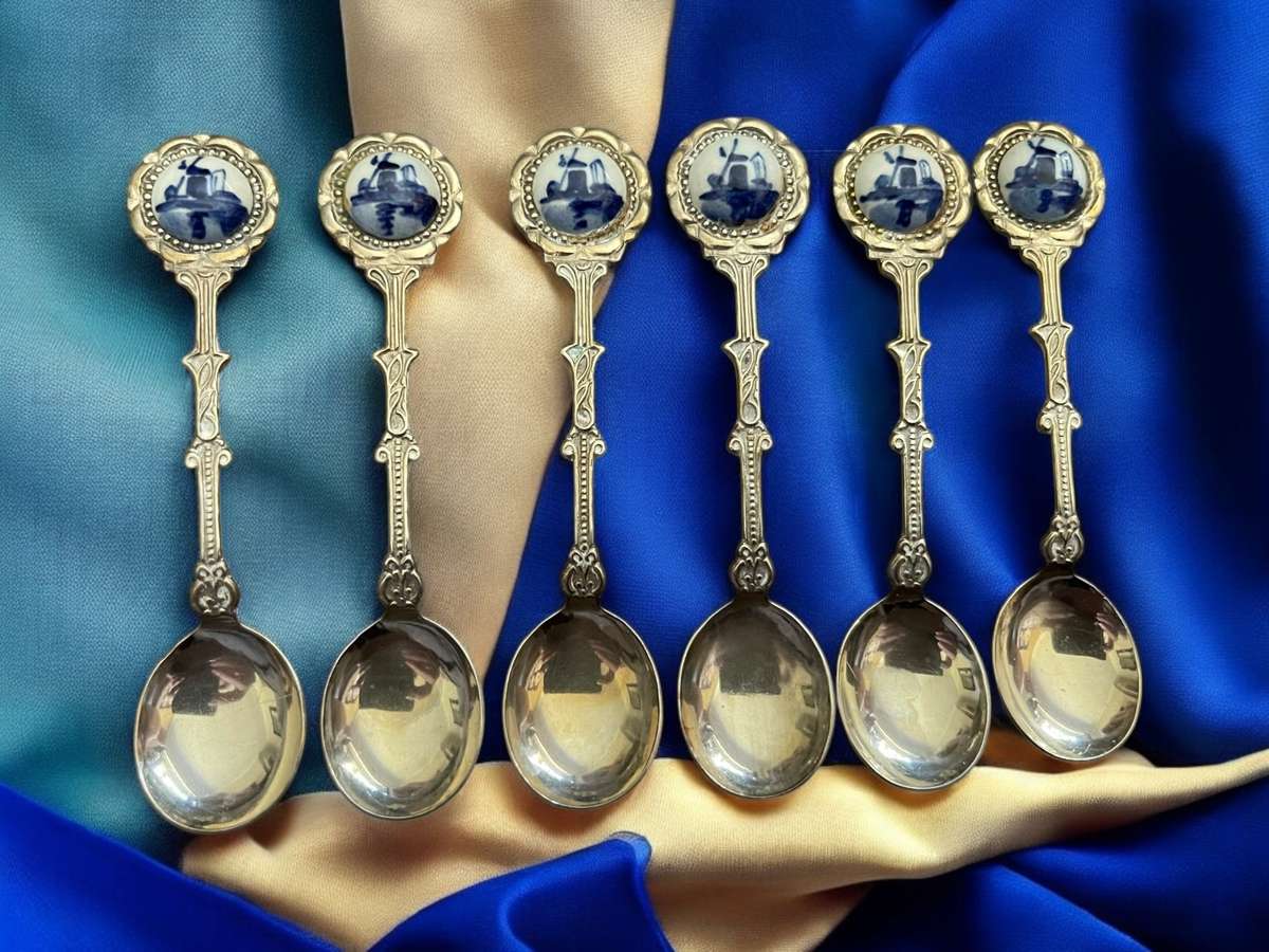 Teaspoons espresso Delft