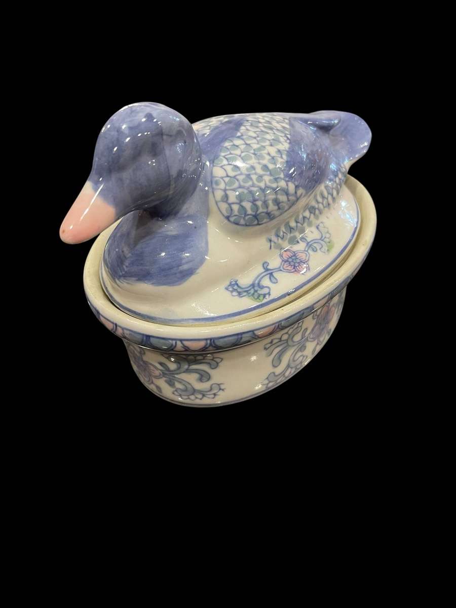 Trinket holder duck Oriental