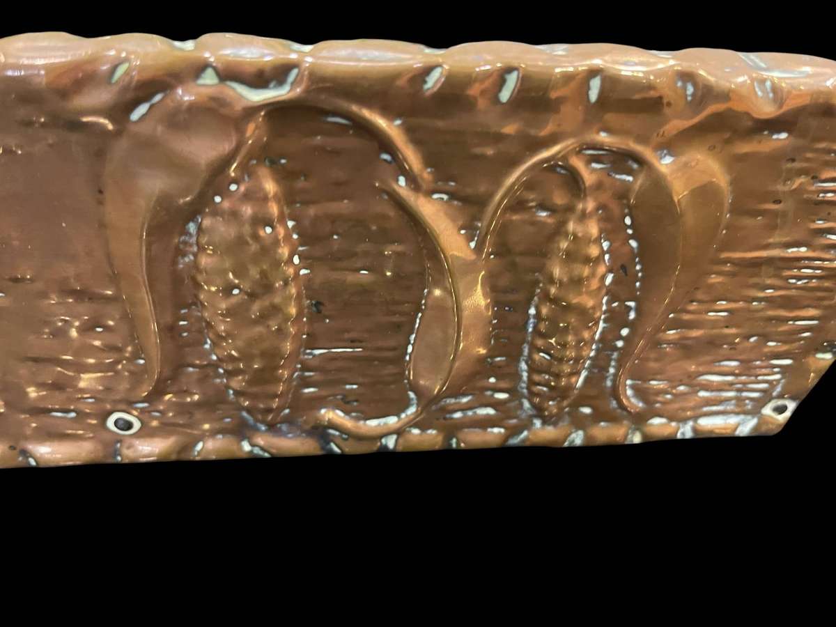 Planter vase copper antique