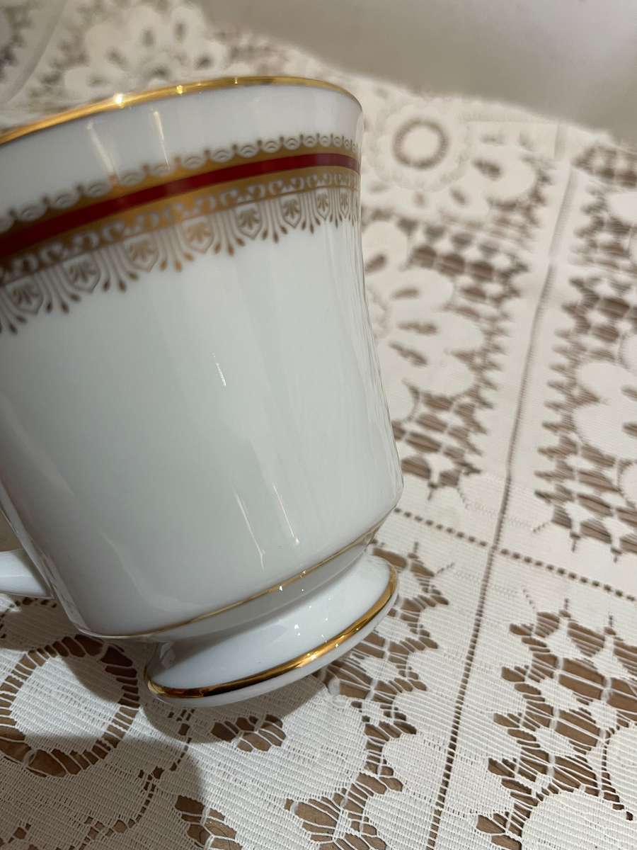 Teacups Noritake Doral Maroon each