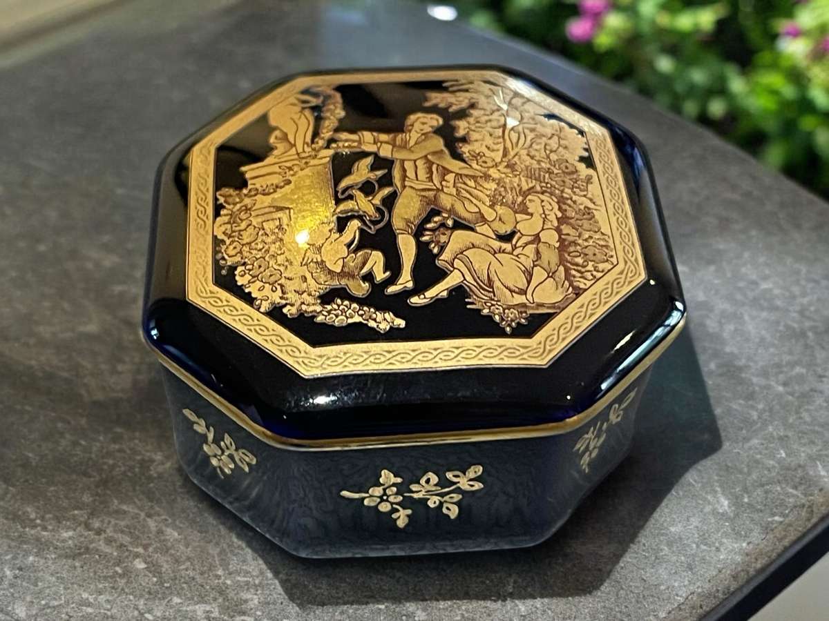 Trinket holder Limoges miniature