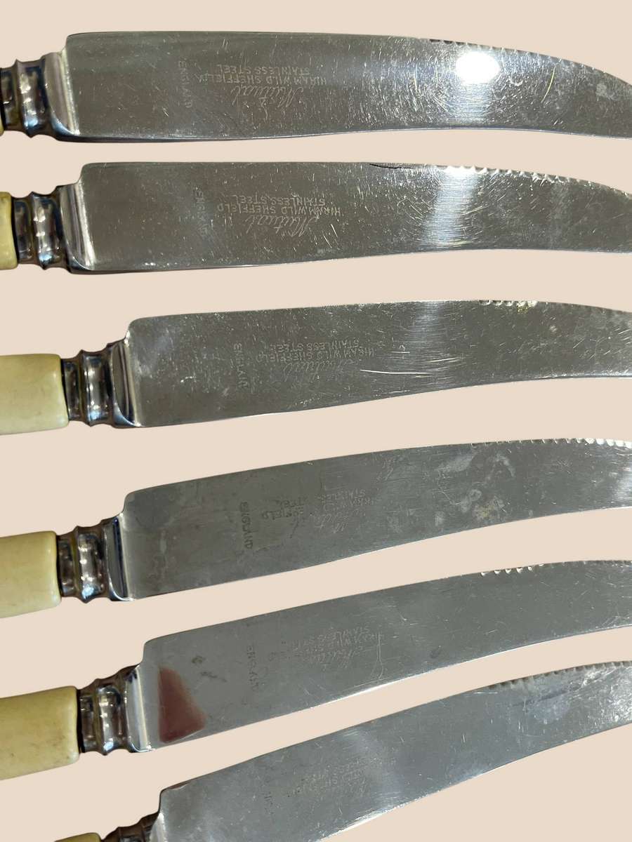Dinner knives bone handled(NR13)