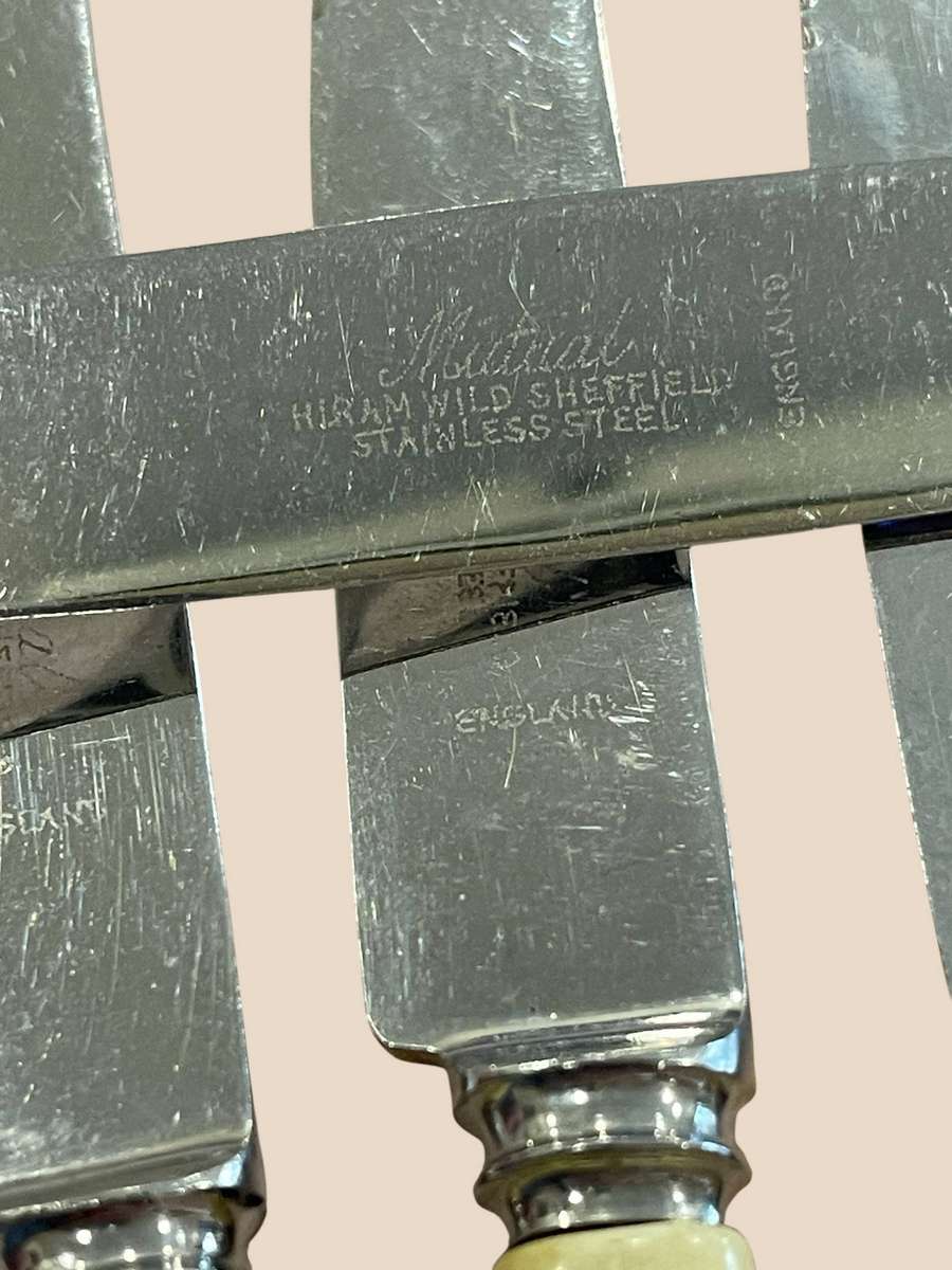 Dinner knives bone handled(NR13)