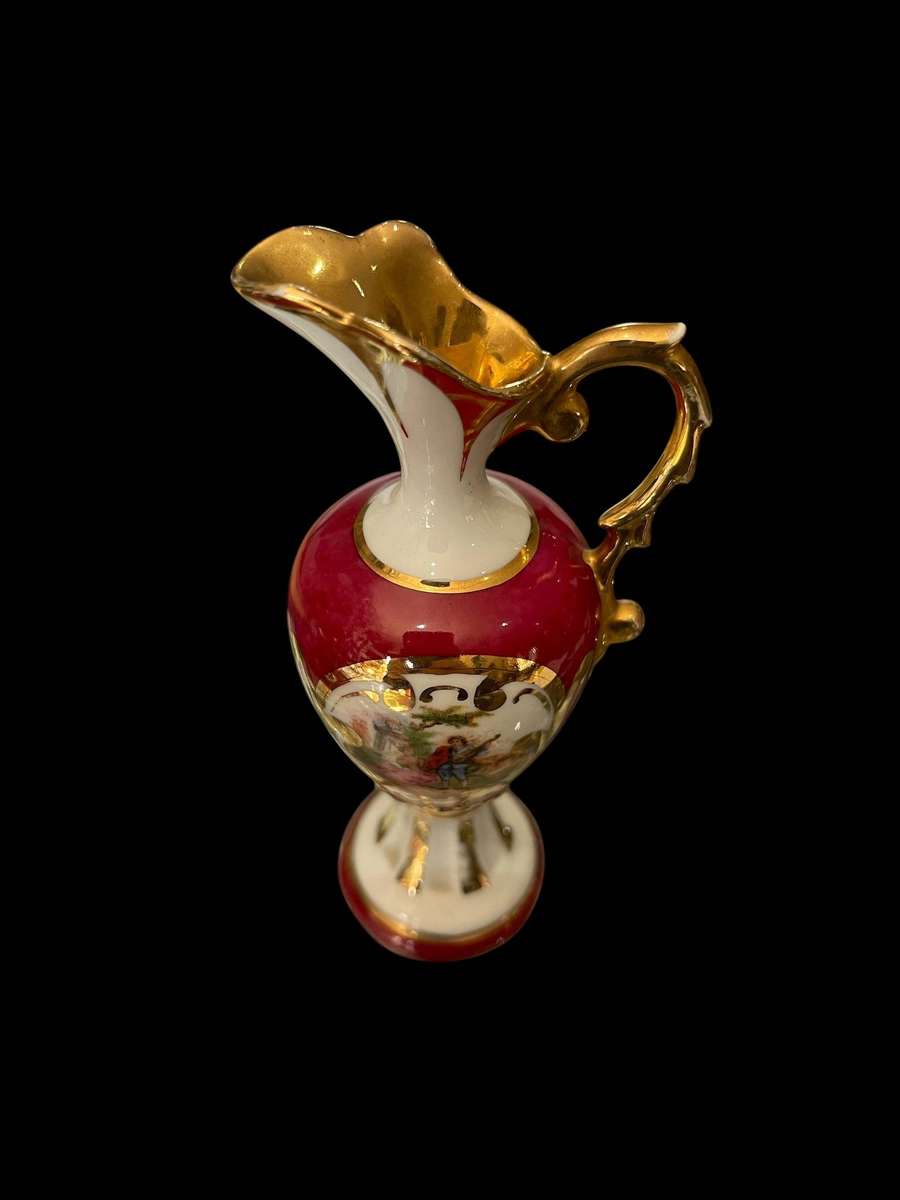 Ornament jug Limoges miniature