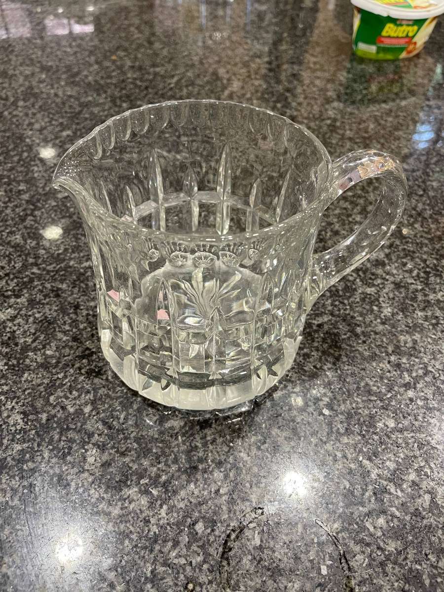 Jug water/juice cut glass