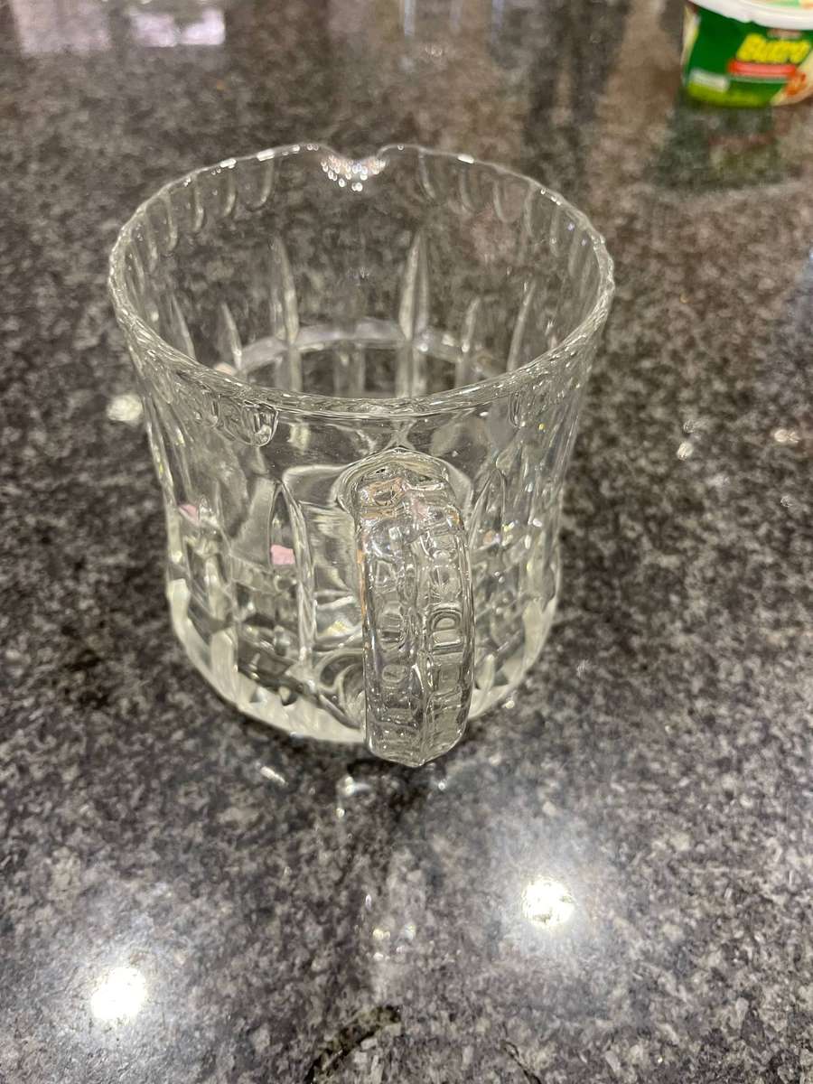 Jug water/juice cut glass