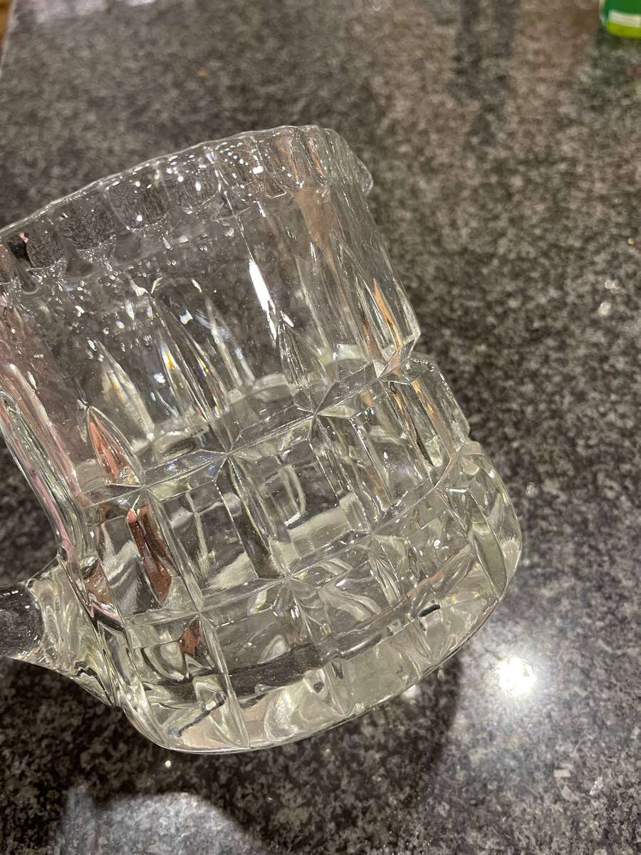 Jug water/juice cut glass
