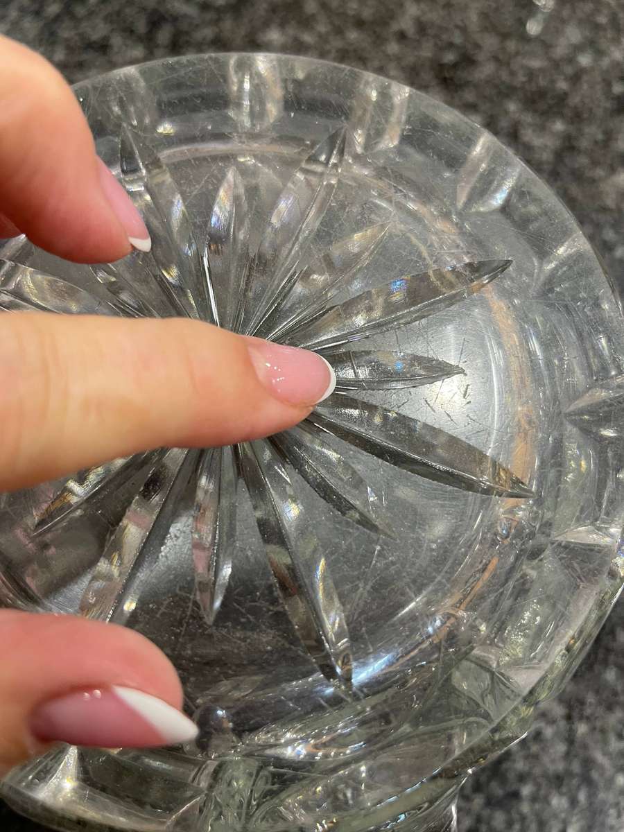 Jug water/juice cut glass