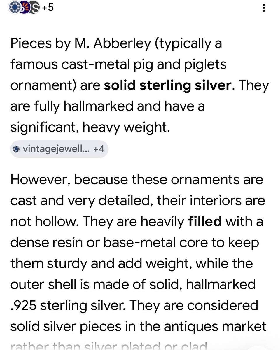 Ornament Sterling silver