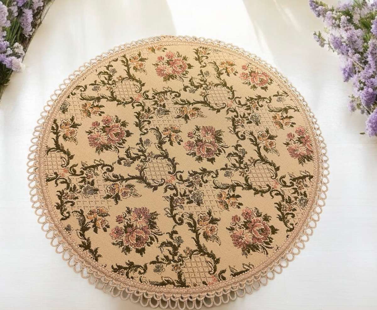 Doilies velveteen each(24)