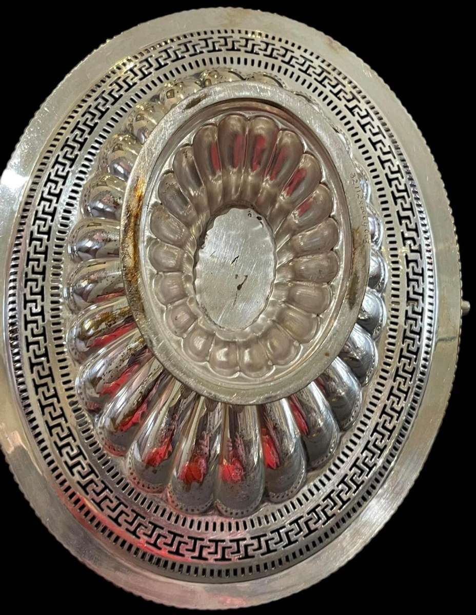 Basket fruit/biscuits silver plated(NR2)