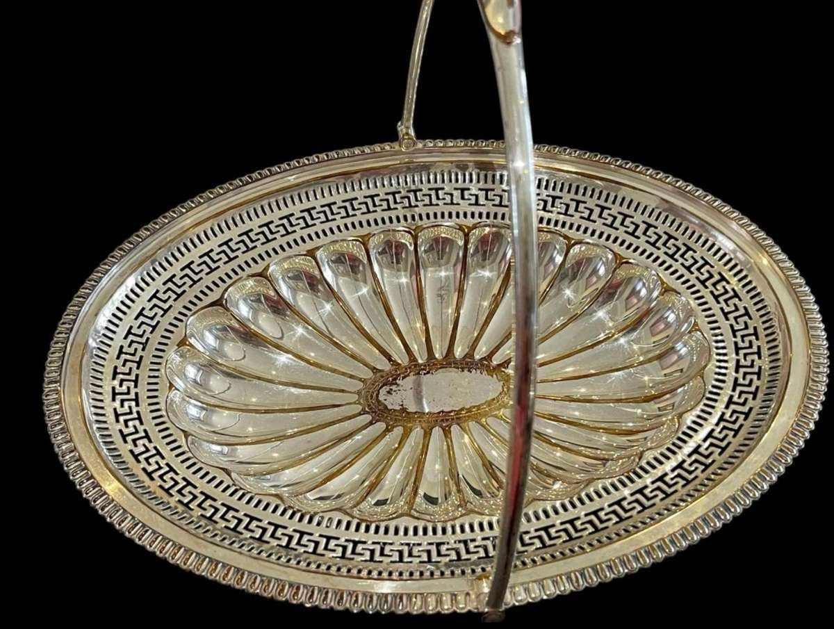 Basket fruit/biscuits silver plated(NR2)