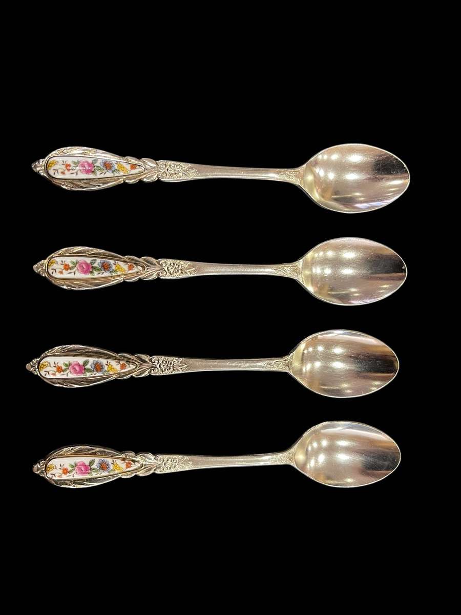 Teaspoons porcelain topped