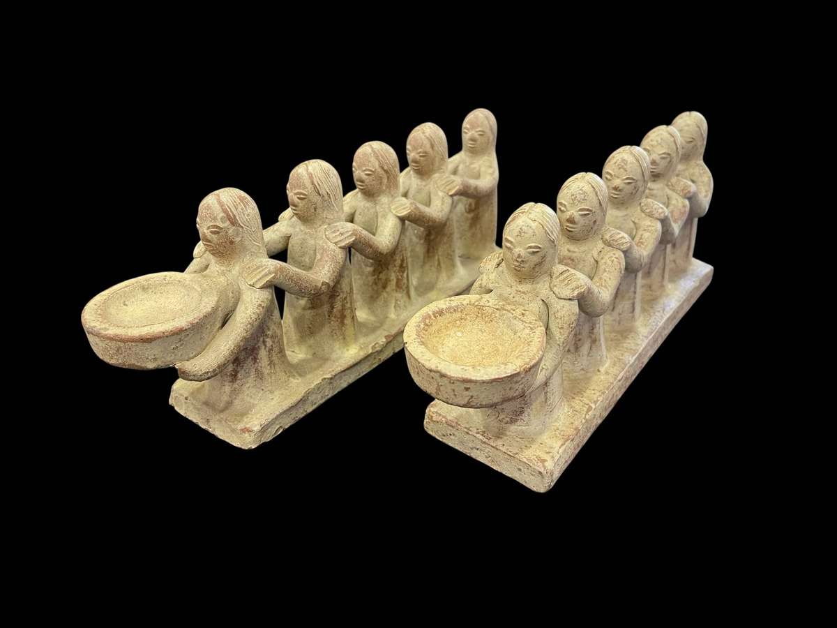 Ornament/candle holder Mayan/Aztec