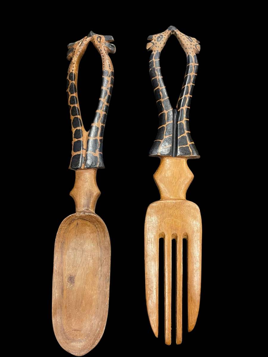 Salad servers wood