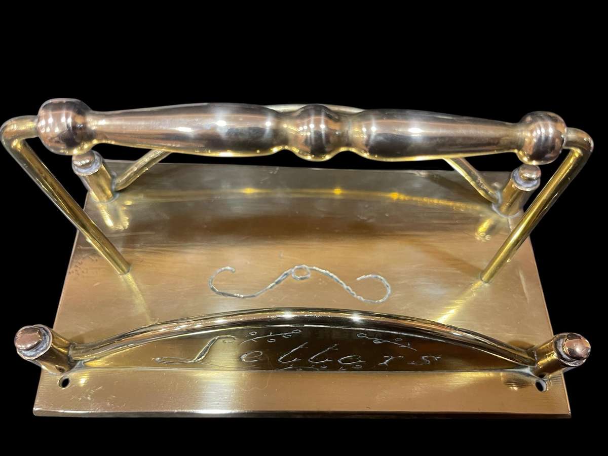 Letter holder brass