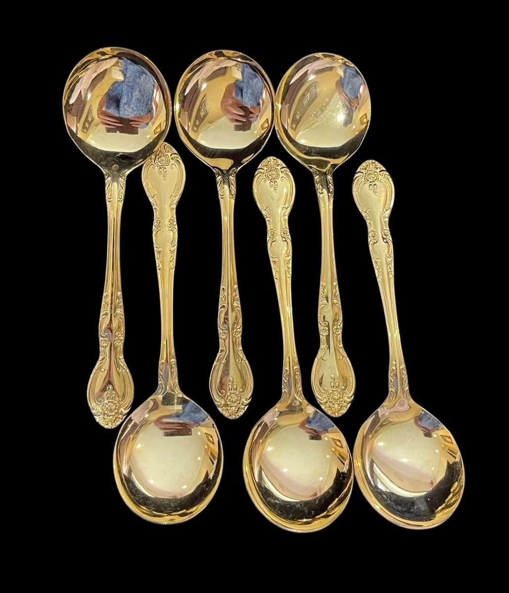 Cutlery gold plated