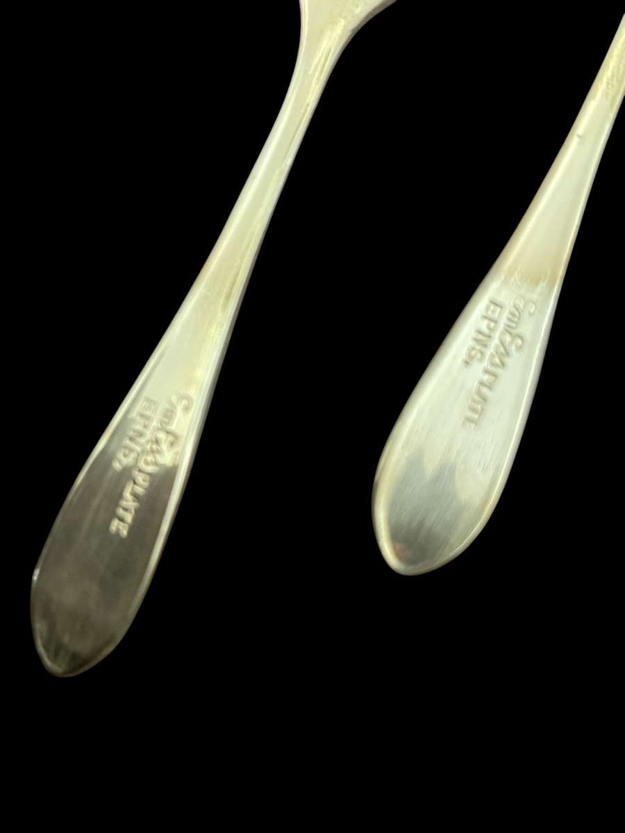 Cake forks teaspoons