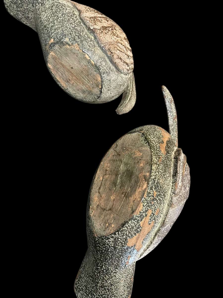 Ornaments Hornbills wood