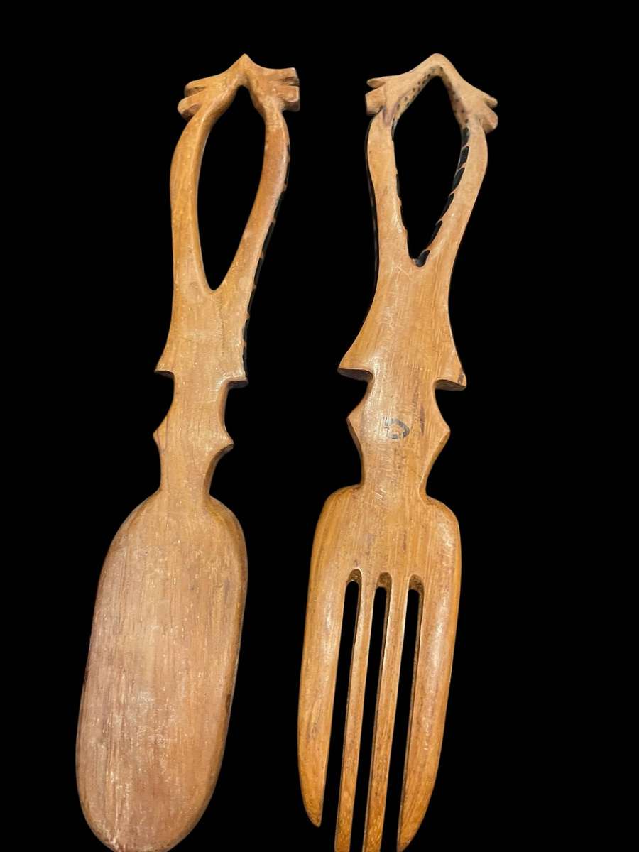 Salad servers wood