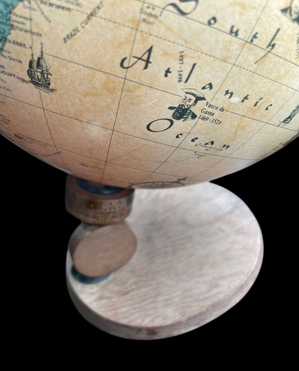 World globe light