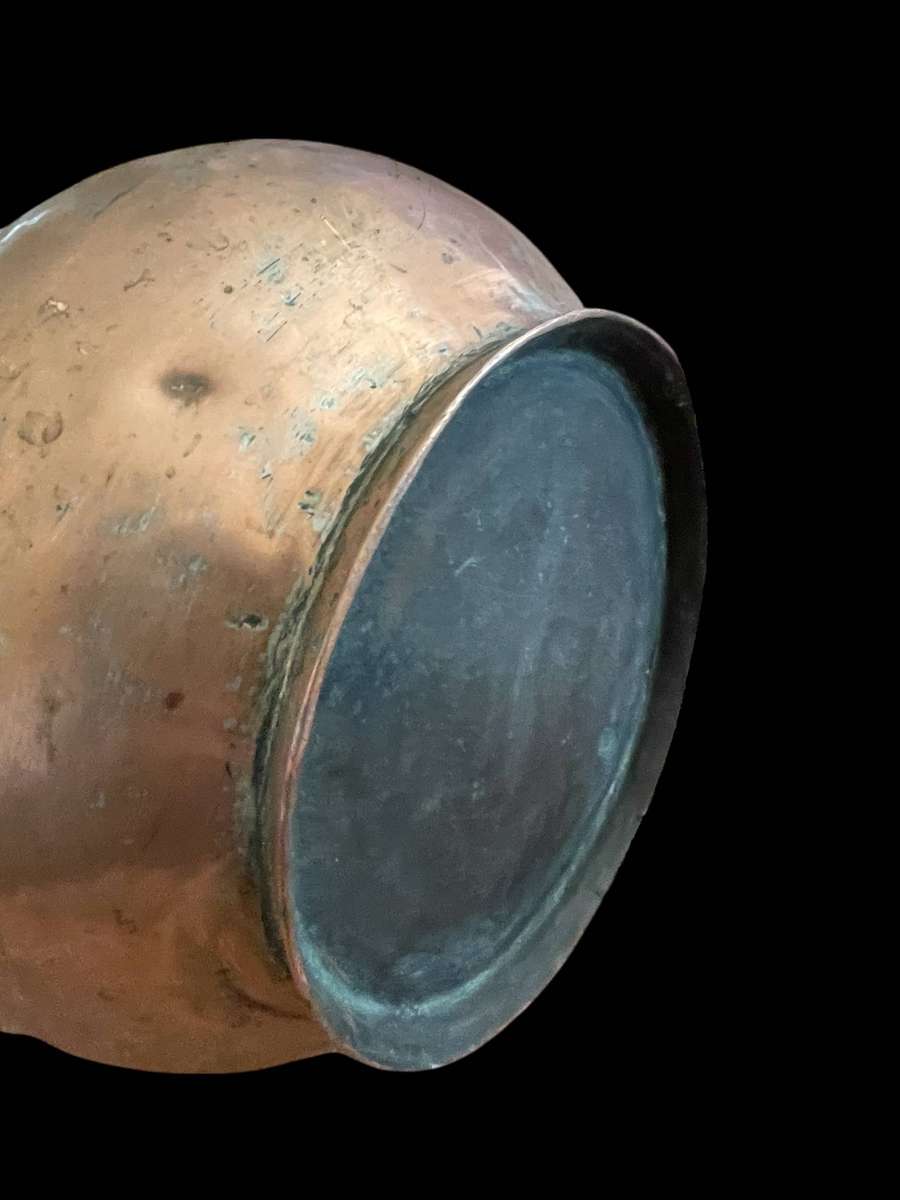 Copper jam pot