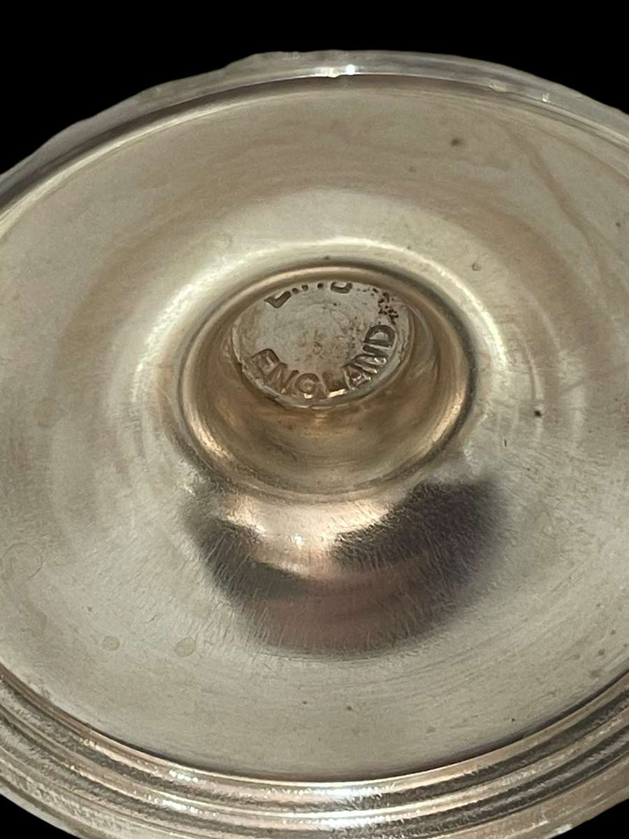 Goblets England silver plated x6