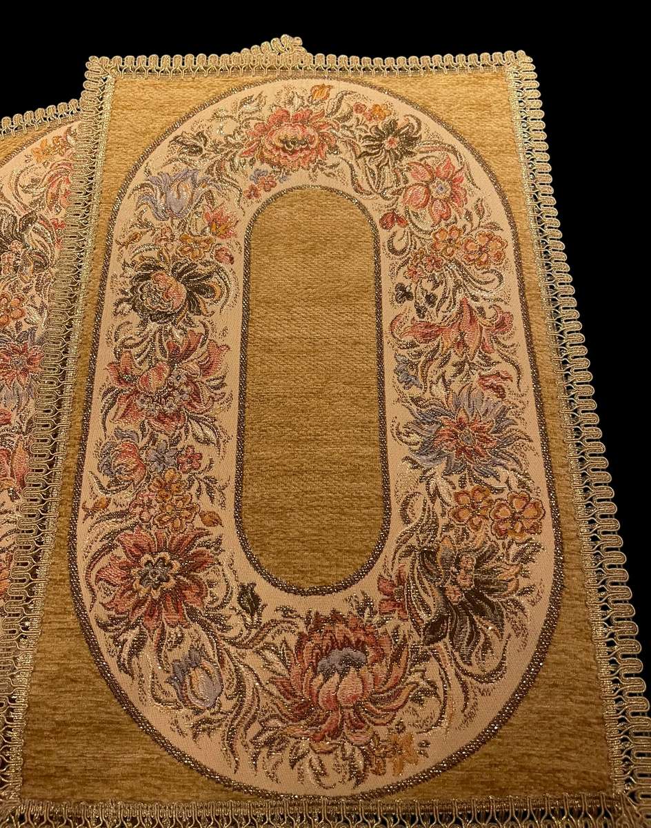 Doilies velveteen each(21)