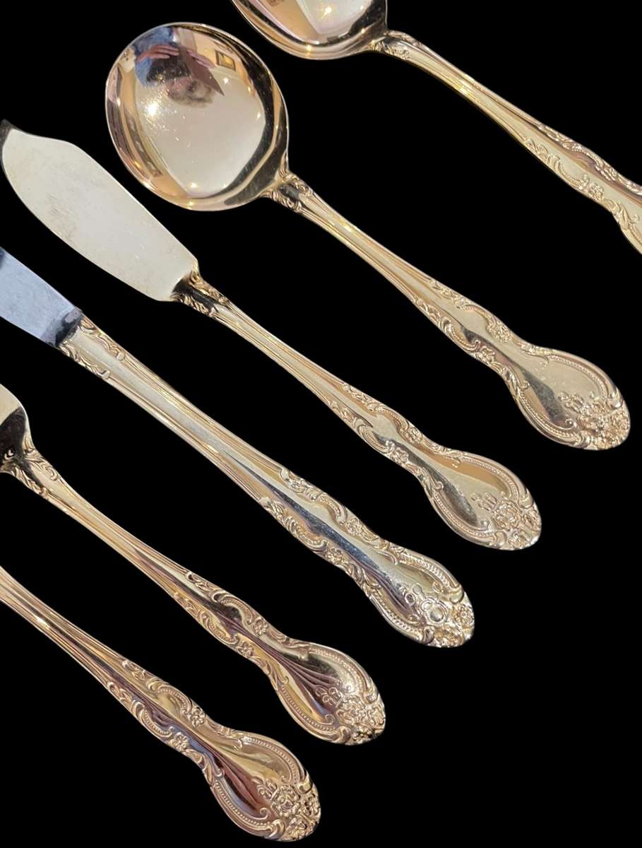 Cutlery gold plated