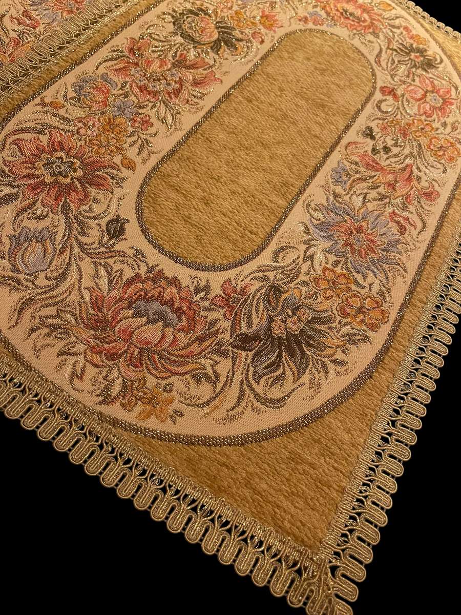 Doilies velveteen each(21)