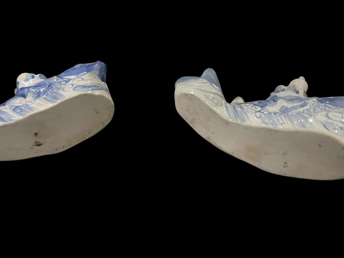 Candle holders set porcelain