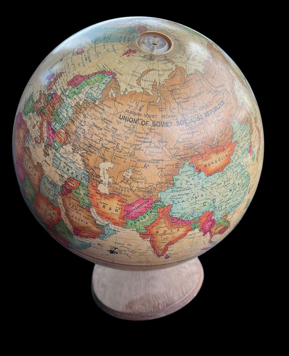 World globe light