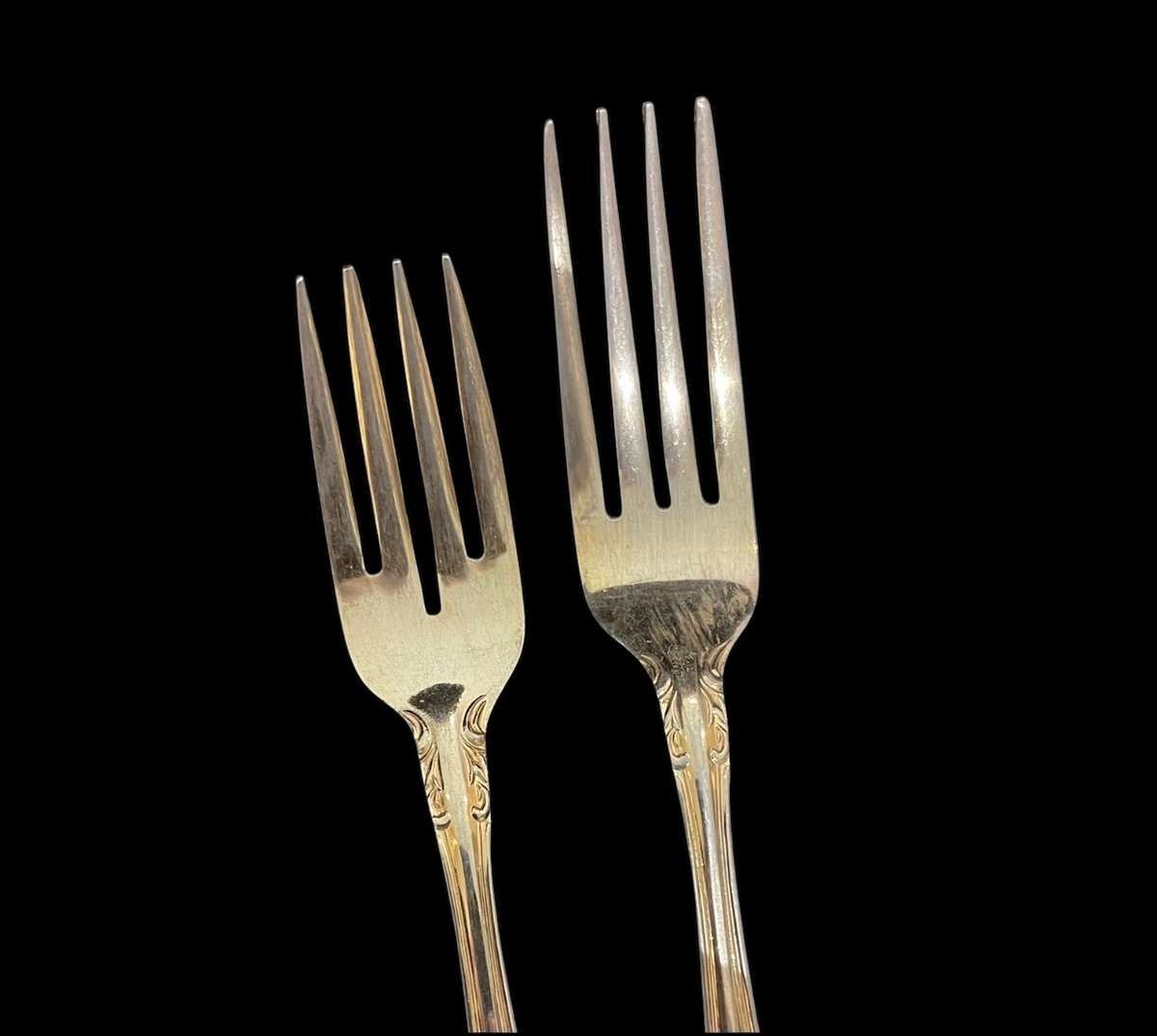 Cutlery gold plated