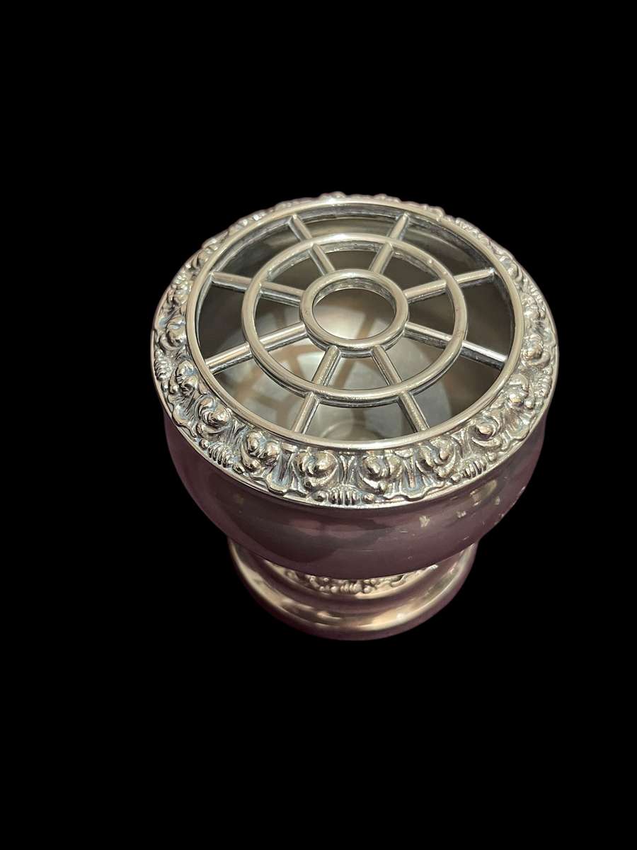 Vase Rose bowl silver plated