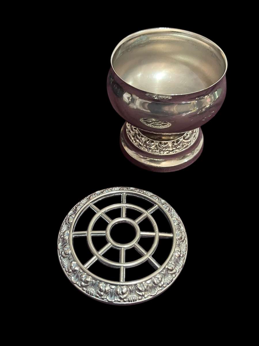 Vase Rose bowl silver plated