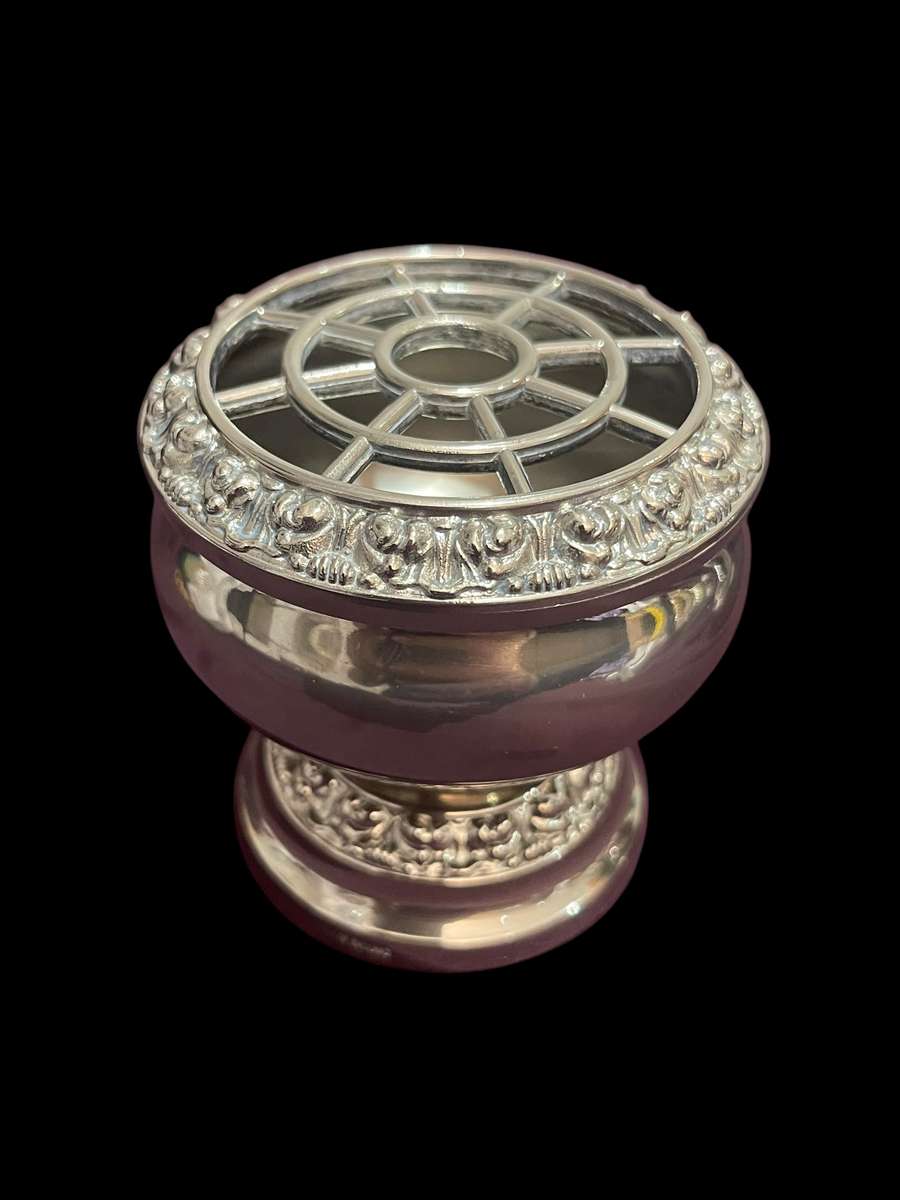 Vase Rose bowl silver plated