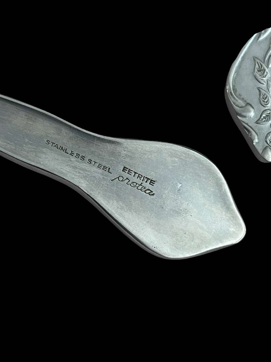 Serving spoon & fork set Eetrite Protea