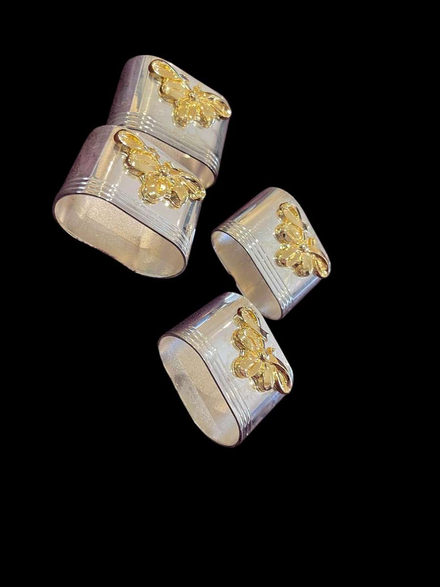 Napkin rings set x4