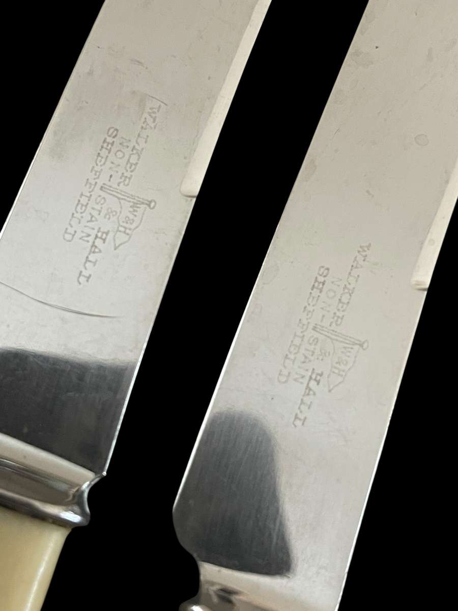 Knives bone handled(5)