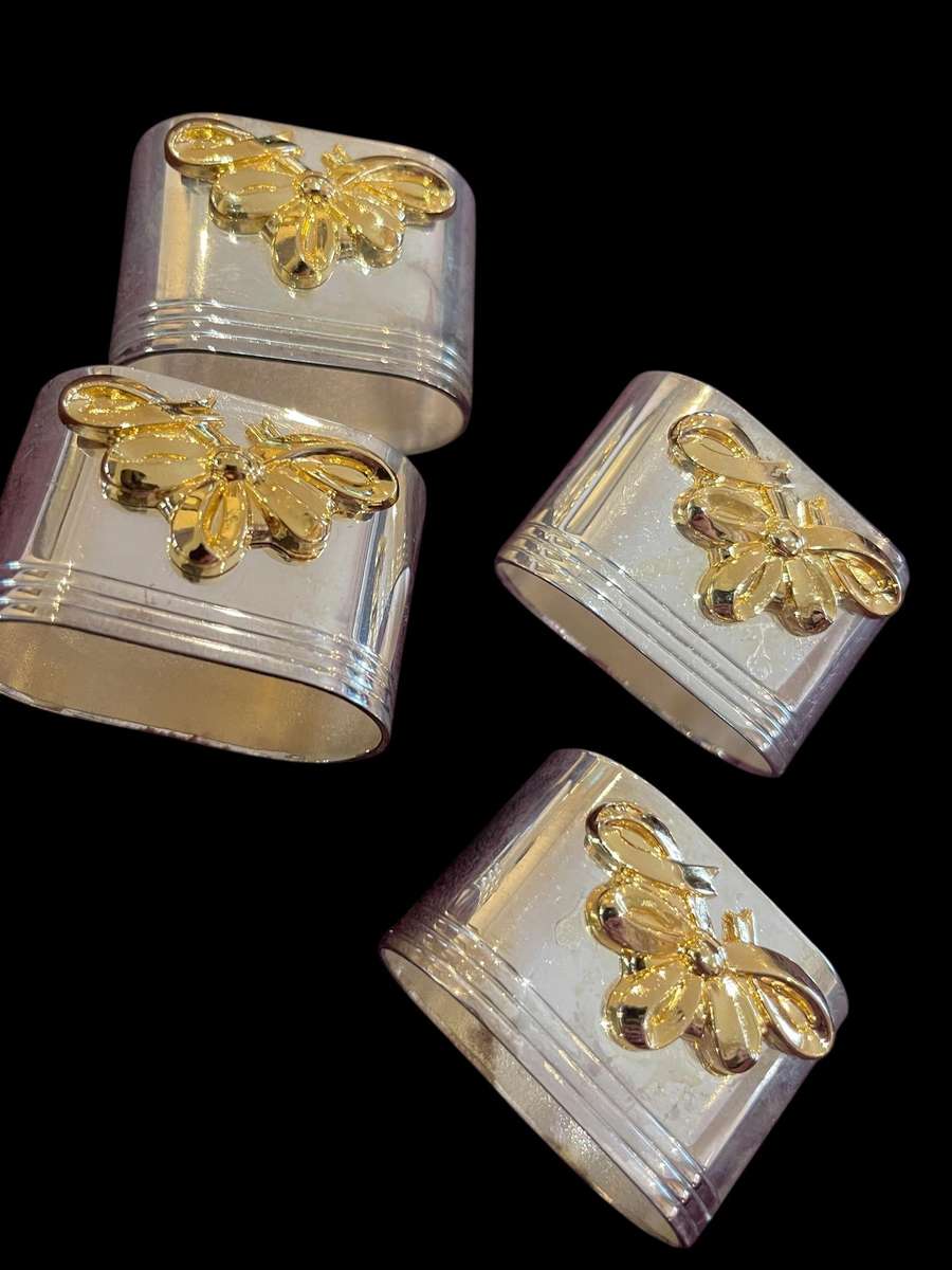 Napkin rings set x4