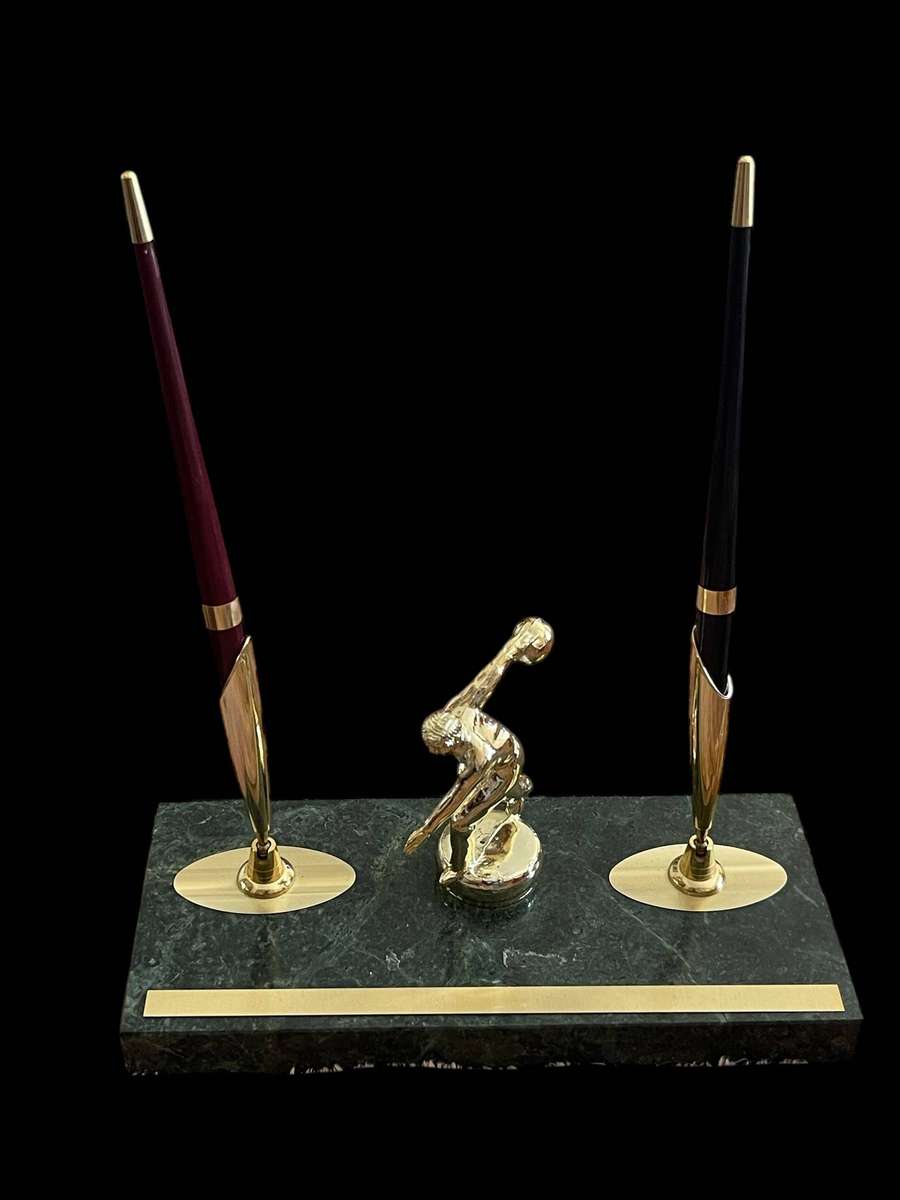 Desk pen stand marble