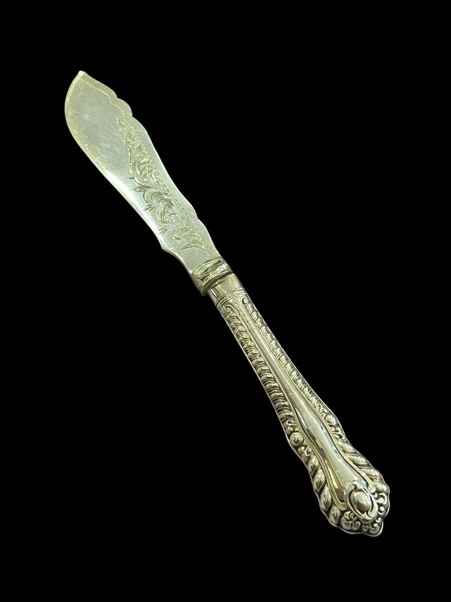Butter/pate knife Sterling silver handle(NR13)
