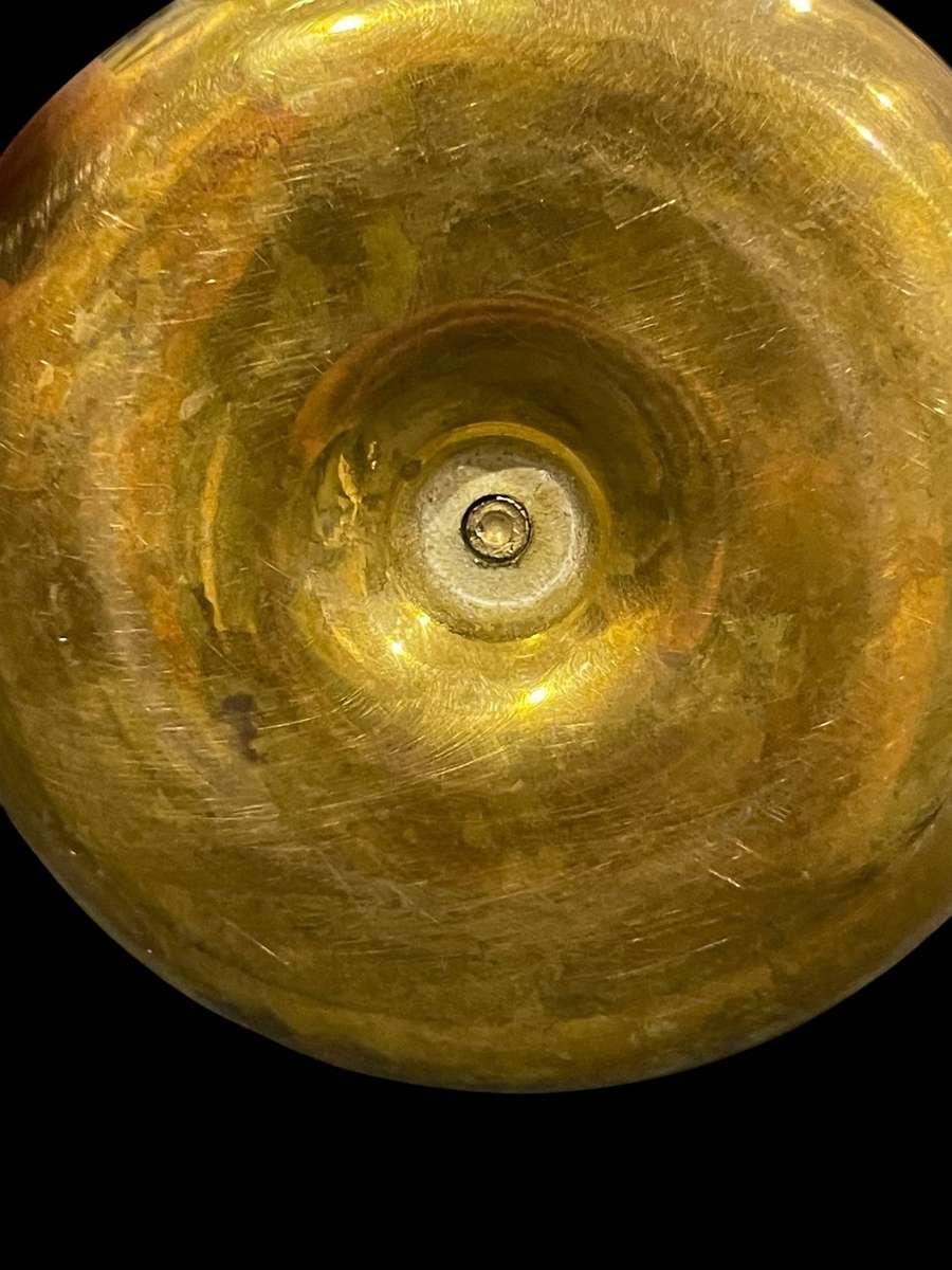 Candle holder brass antique