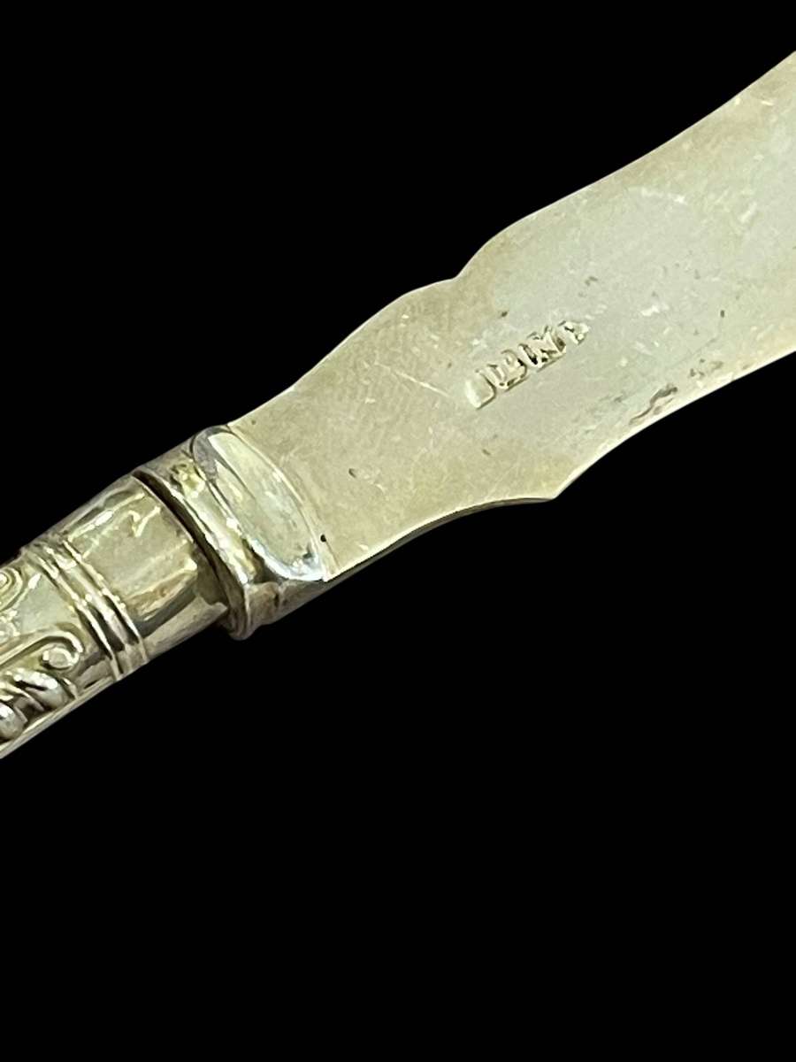 Butter/pate knife Sterling silver handle(NR13)