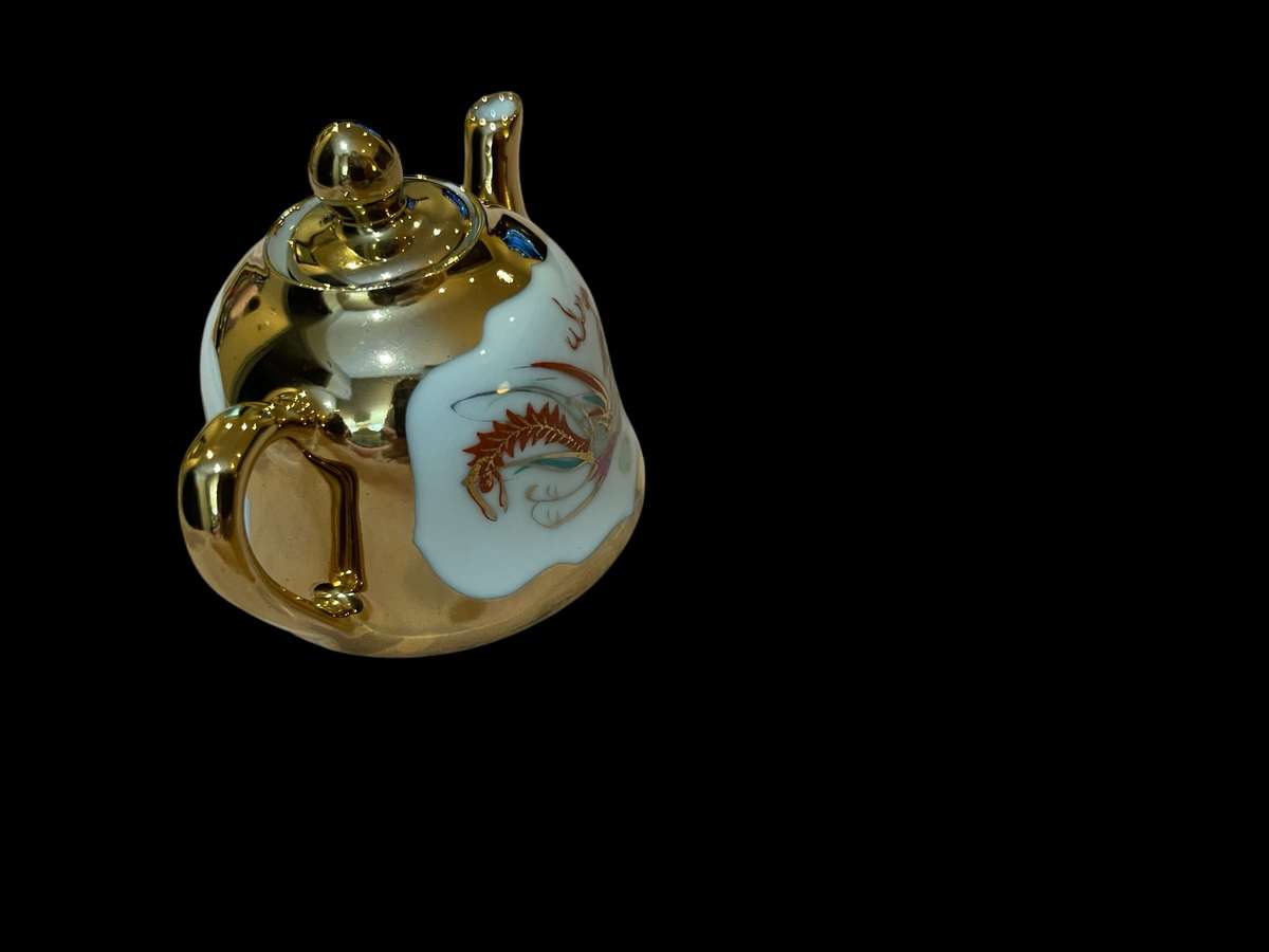 Ornament teapot miniature