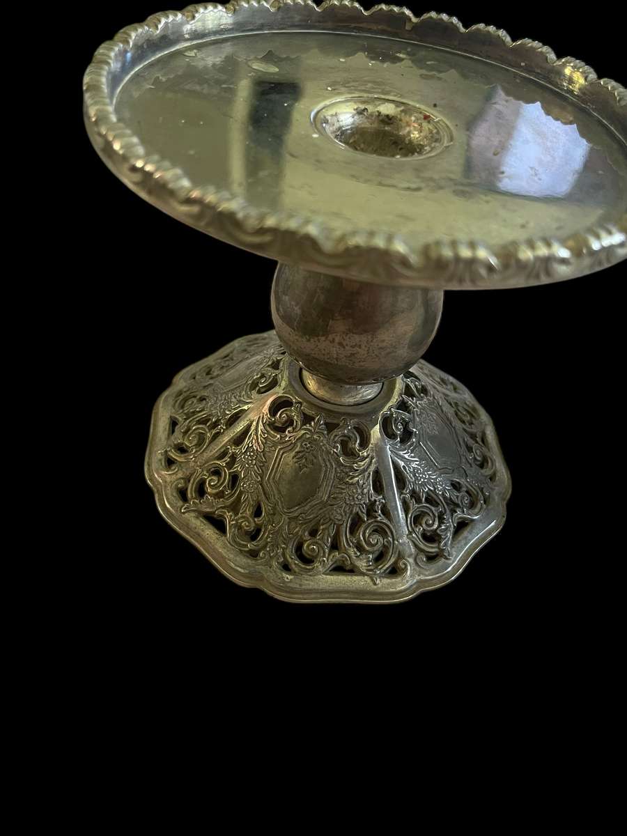 Candle holders set metal