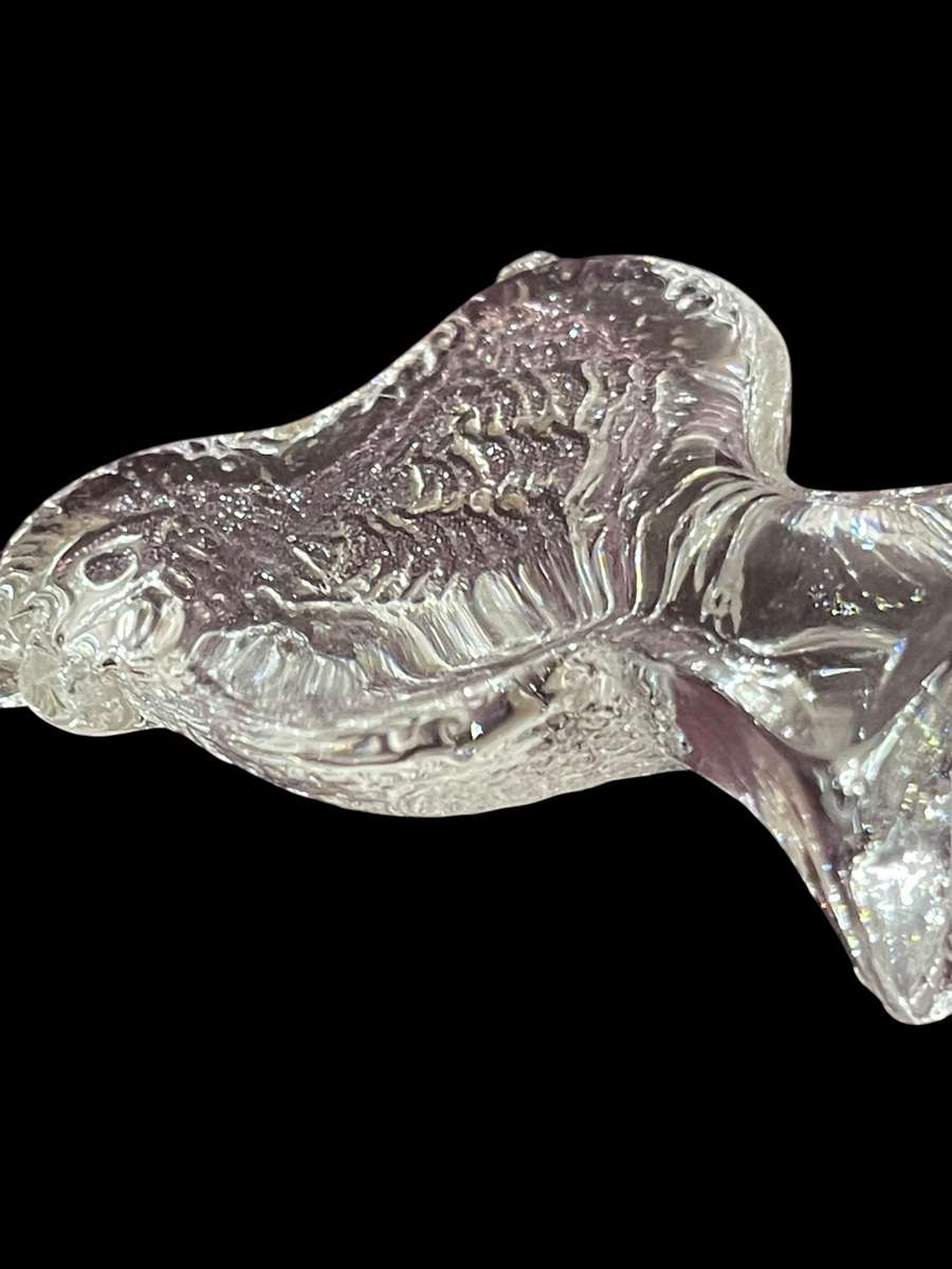 Ornament chicken glass