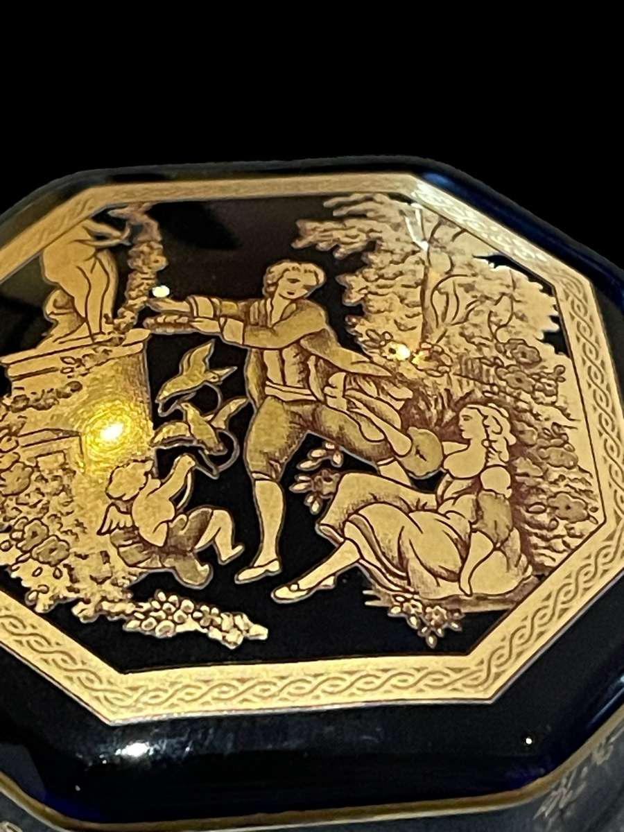 Trinket holder Limoges miniature